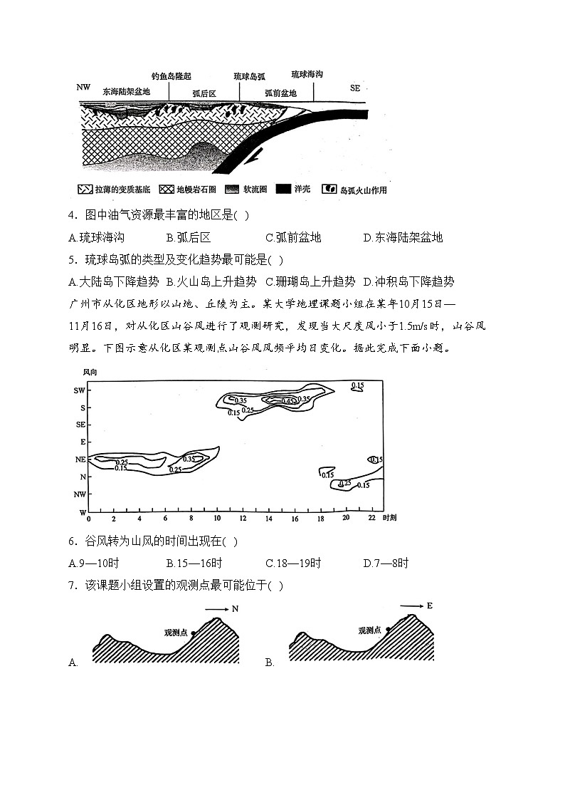 河南省2023-2024学年高二下学期3月月考地理试卷(含答案)02
