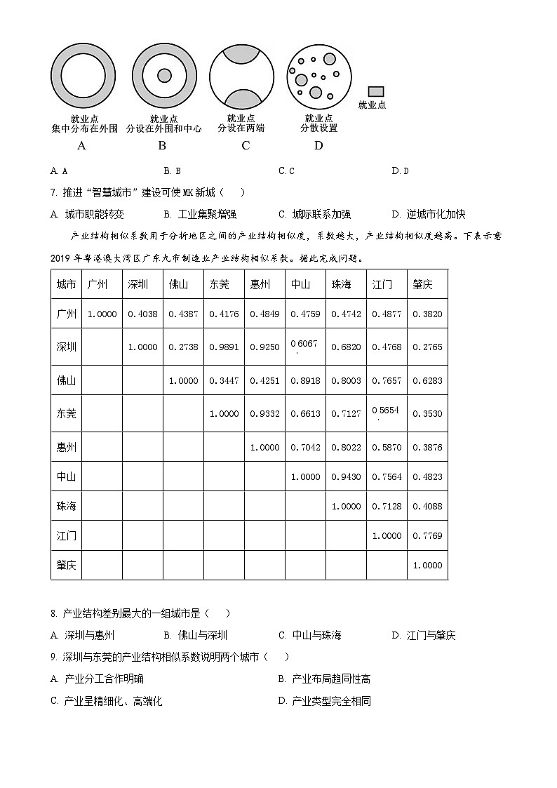 广东省东源中学2023-2024学年高二下学期4月段考地理试卷（原卷版）第3页