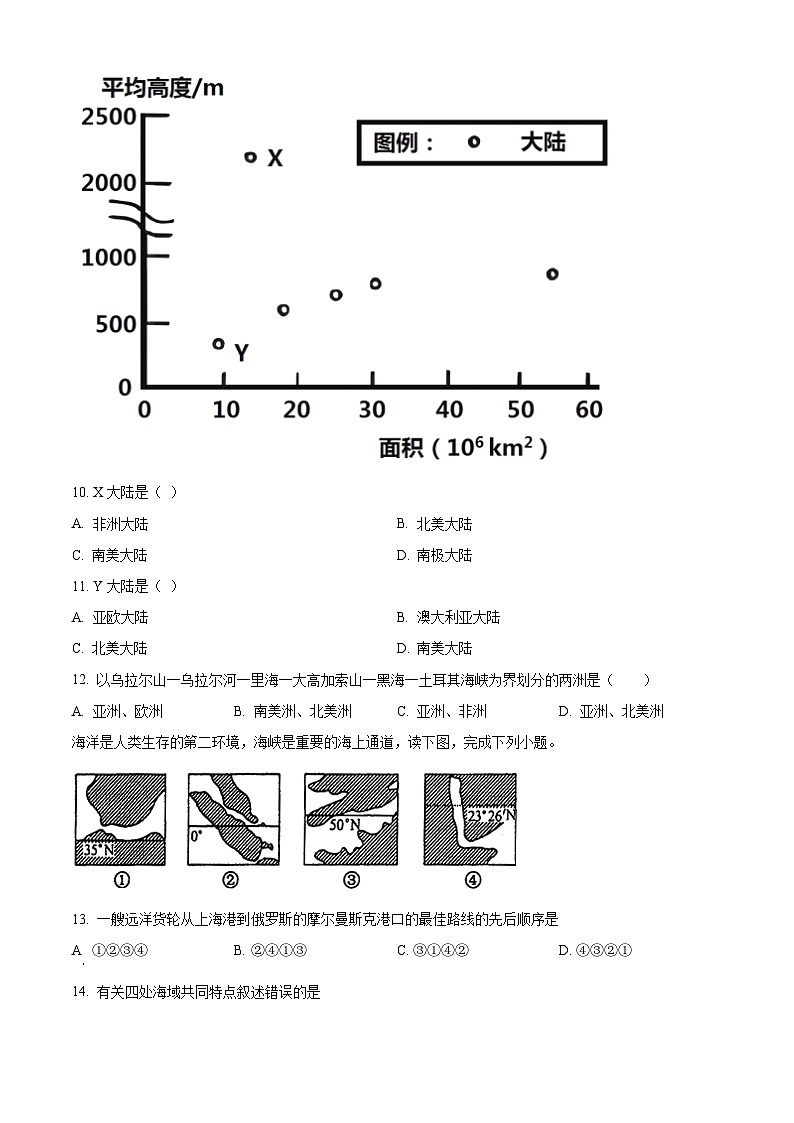 云南省曲靖市麒麟区曲靖市第一中学2023-2024学年高二下学期3月月考地理试题（原卷版）第3页