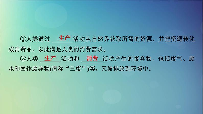 2025高考地理一轮总复习第2部分人文地理第12章环境与发展第1讲环境问题与可持续发展课件第6页