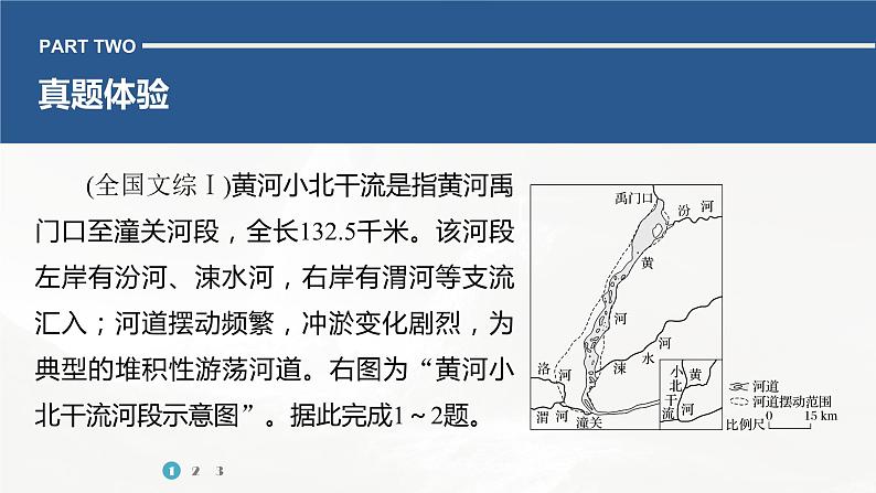 高考地理二轮复习专题四地表形态的塑造　主题7　辫状水系课件PPT第6页