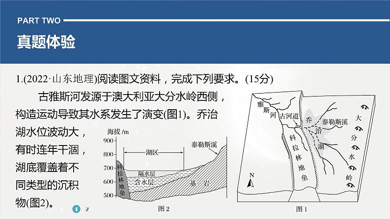 高考地理二轮复习专题三地球上的水　主题4　水系演变课件PPT第5页