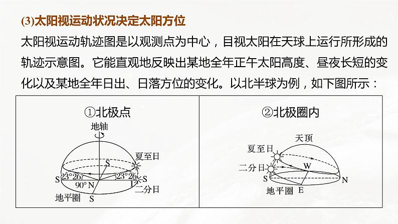 高考地理二轮复习专题一地球运动主题2　太阳方位课件PPT第5页