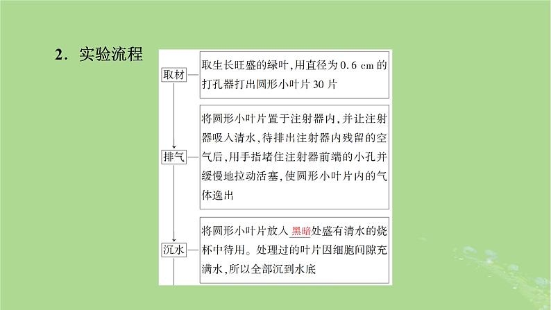 2025版高考生物一轮总复习必修1第3单元细胞的能量供应和利用第4讲影响光合作用的环境因素及其应用课件第5页