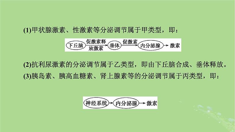 2025版高考生物一轮总复习选择性必修1微专题10生命活动调节方式的判断与分析课件第3页