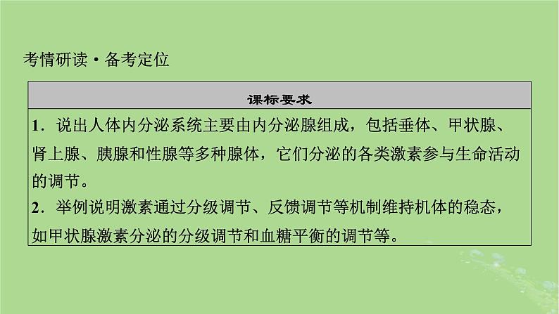 2025版高考生物一轮总复习选择性必修1第8单元稳态与调节第4讲激素与内分泌系统激素调节的过程课件第2页