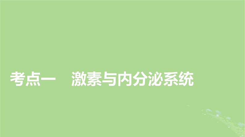 2025版高考生物一轮总复习选择性必修1第8单元稳态与调节第4讲激素与内分泌系统激素调节的过程课件第4页