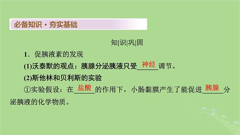 2025版高考生物一轮总复习选择性必修1第8单元稳态与调节第4讲激素与内分泌系统激素调节的过程课件第5页