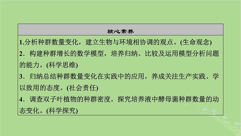 2025版高考生物一轮总复习选择性必修2第9单元生物与环境第1讲种群及其动态课件第3页