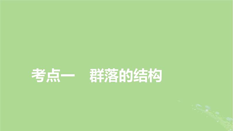 2025版高考生物一轮总复习选择性必修2第9单元生物与环境第2讲群落及其演替课件第4页