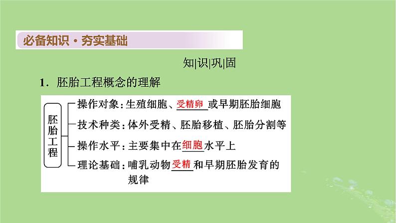 2025版高考生物一轮总复习选择性必修3第10单元生物技术与工程第5讲胚胎工程与生物技术的安全性和伦理问题课件第4页