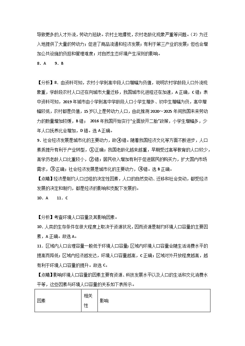江西省南昌市聚仁高级中学2023-2024学年高一下学期4月第一次月考地理试题03