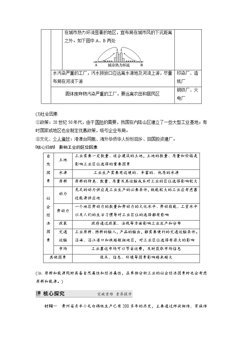 人教版高中地理（必修第二册）同步讲义 第三章　第二节　工业区位因素及其变化（含解析）03