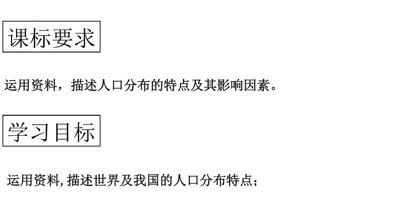 1.1 人口分布  课件 2023-2024学年高中地理湘教版（2019）必修第二册第2页