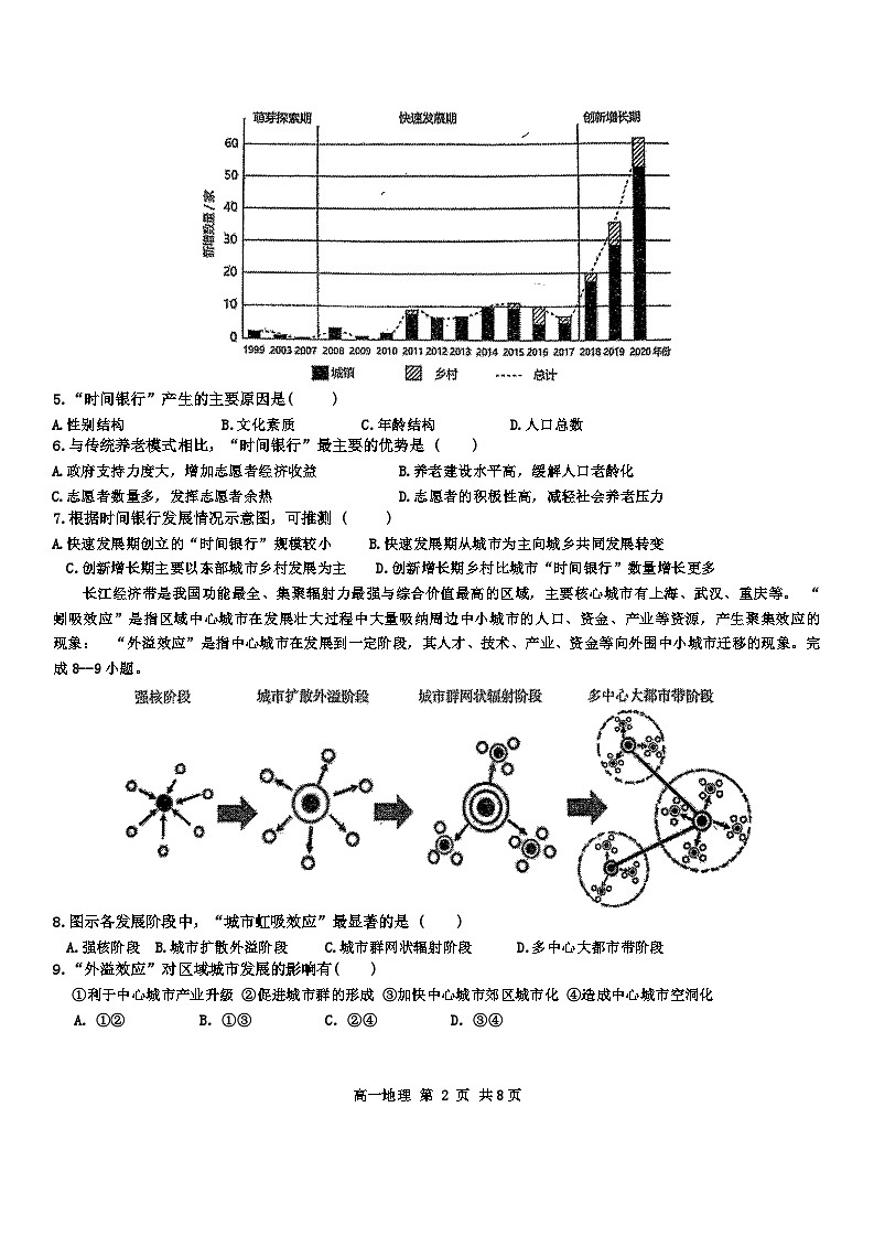 福建省福州市福州八县一中2023-2024学年高一下学期4月期中联考地理试题（Word版附答案）第2页