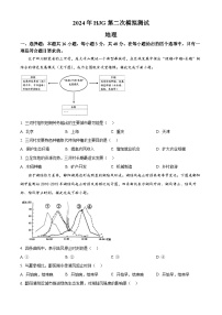 2024届江西省南昌市高三二模考试地理试题（原卷版+解析版）