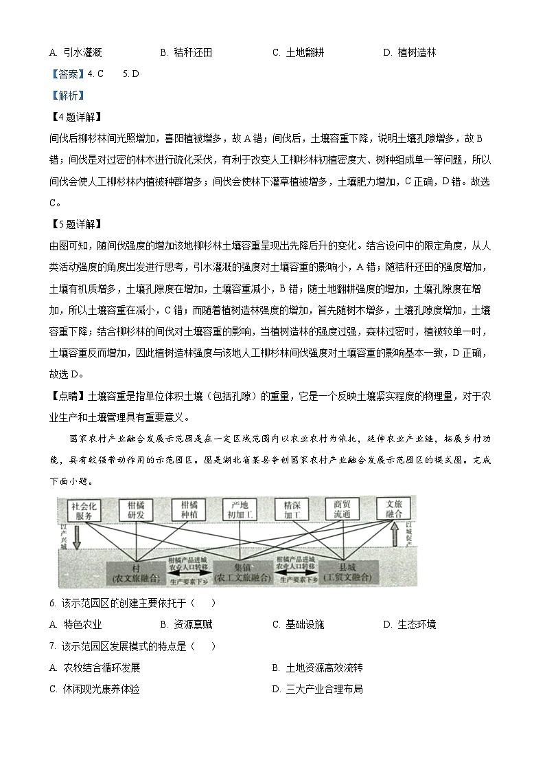 2024届山东省名校考试联盟高三二模地理试题（原卷版+解析版）03
