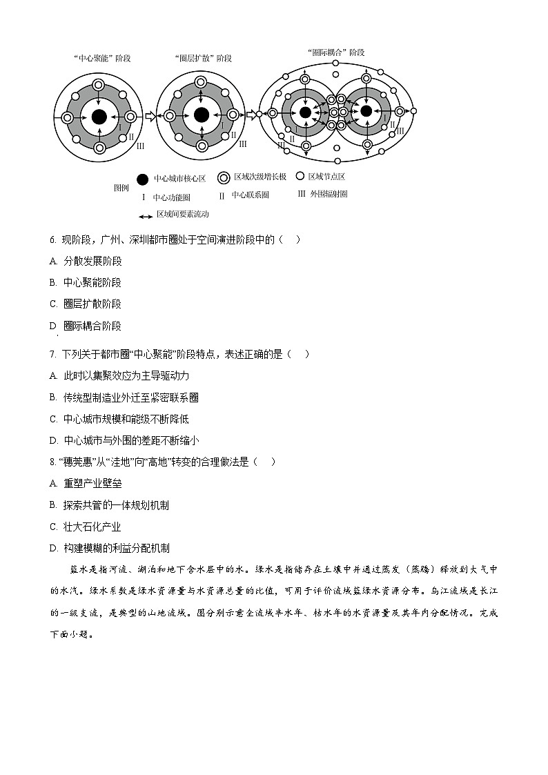2024届广西南宁市高三下学期二模考试地理试题03