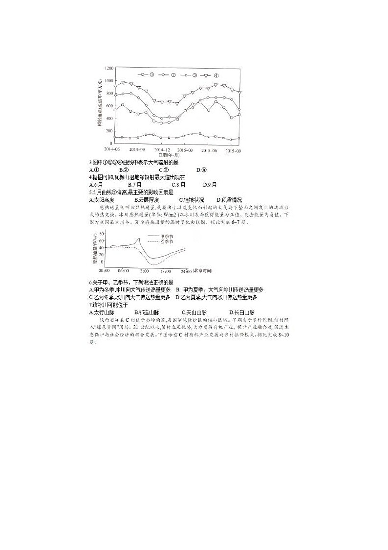 2024届炎德英才湖南省师大附中高三下学期月考地理试题第2页