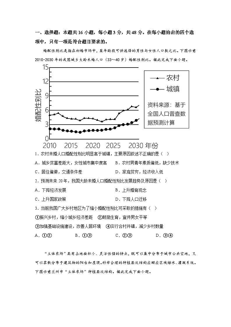 信息必刷卷03-2024年高考地理考前信息必刷卷（辽宁专用）第2页