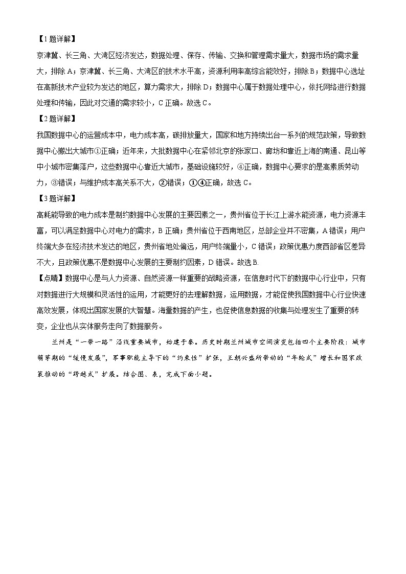 2024永州高三下学期三模地理试题含解析02