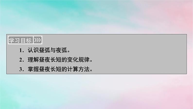 2025版新教材高中地理第1章地球的运动第2节地球运动的地理意义第2课时昼夜长短的变化课件新人教版选择性必修1第2页