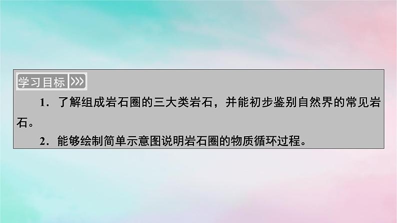 2025版新教材高中地理第2章地表形态的塑造第1节塑造地表形态的力量第2课时岩石圈的物质循环课件新人教版选择性必修1第2页