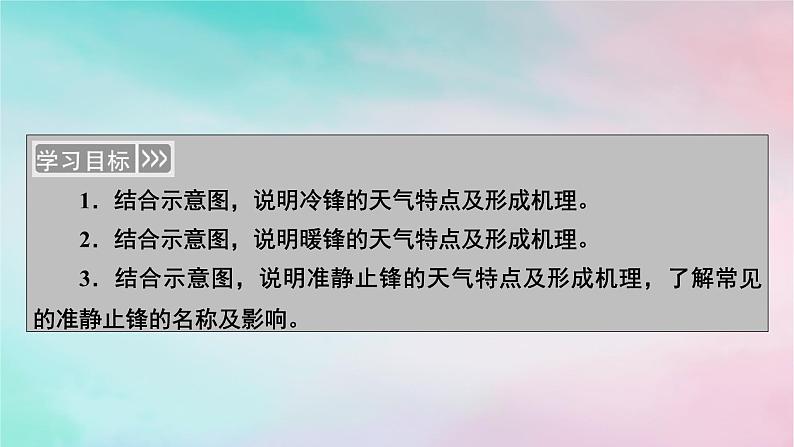 2025版新教材高中地理第3章大气的运动第1节常见天气系统第1课时锋与天气课件新人教版选择性必修1第2页