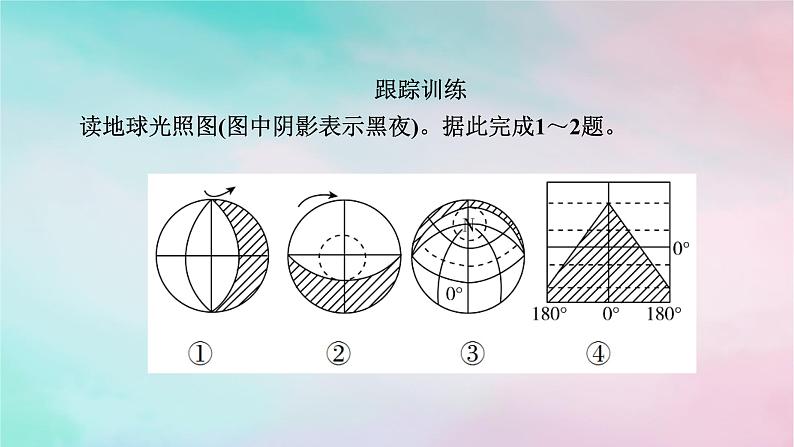 2025版新教材高中地理第1章地球的运动微专题光照图的综合判读课件新人教版选择性必修1第8页