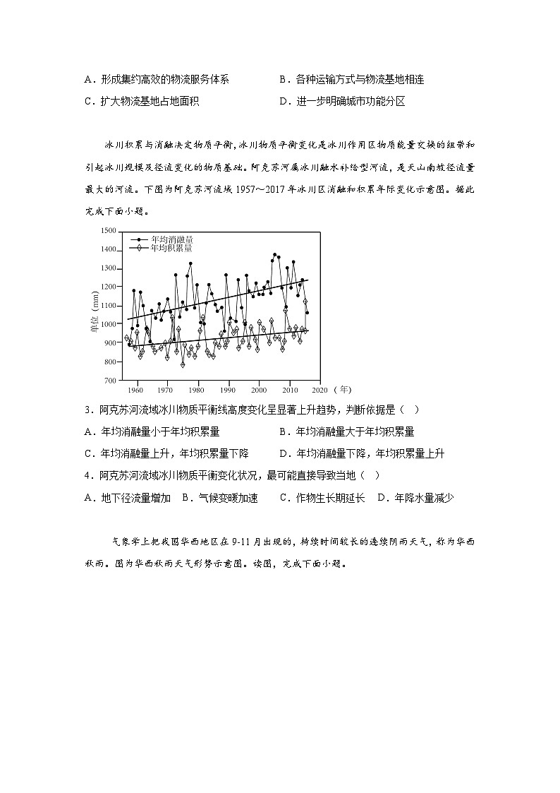 2024届高考第三次模拟考试：地理（广东卷）（含解析）第2页