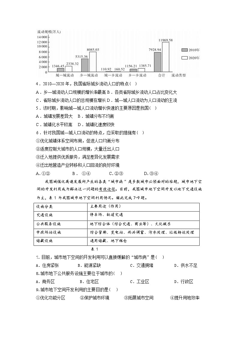 广东省惠州市博罗县2023-2024学年高一下学期5月期中地理试题02