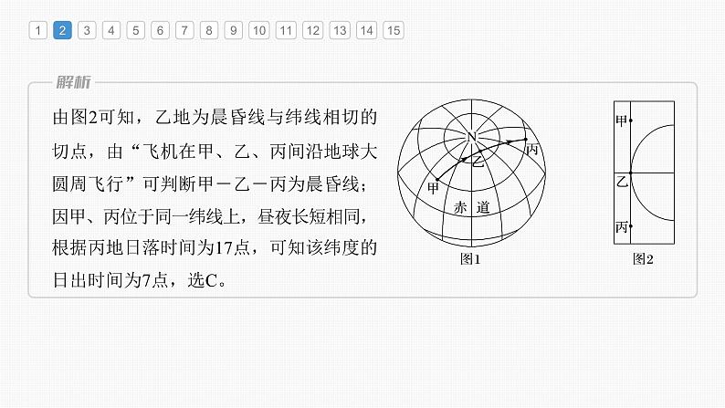 最新高考地理一轮复习（新人教版） 第1部分   第1章　真题专练【课件+讲义+练习】05