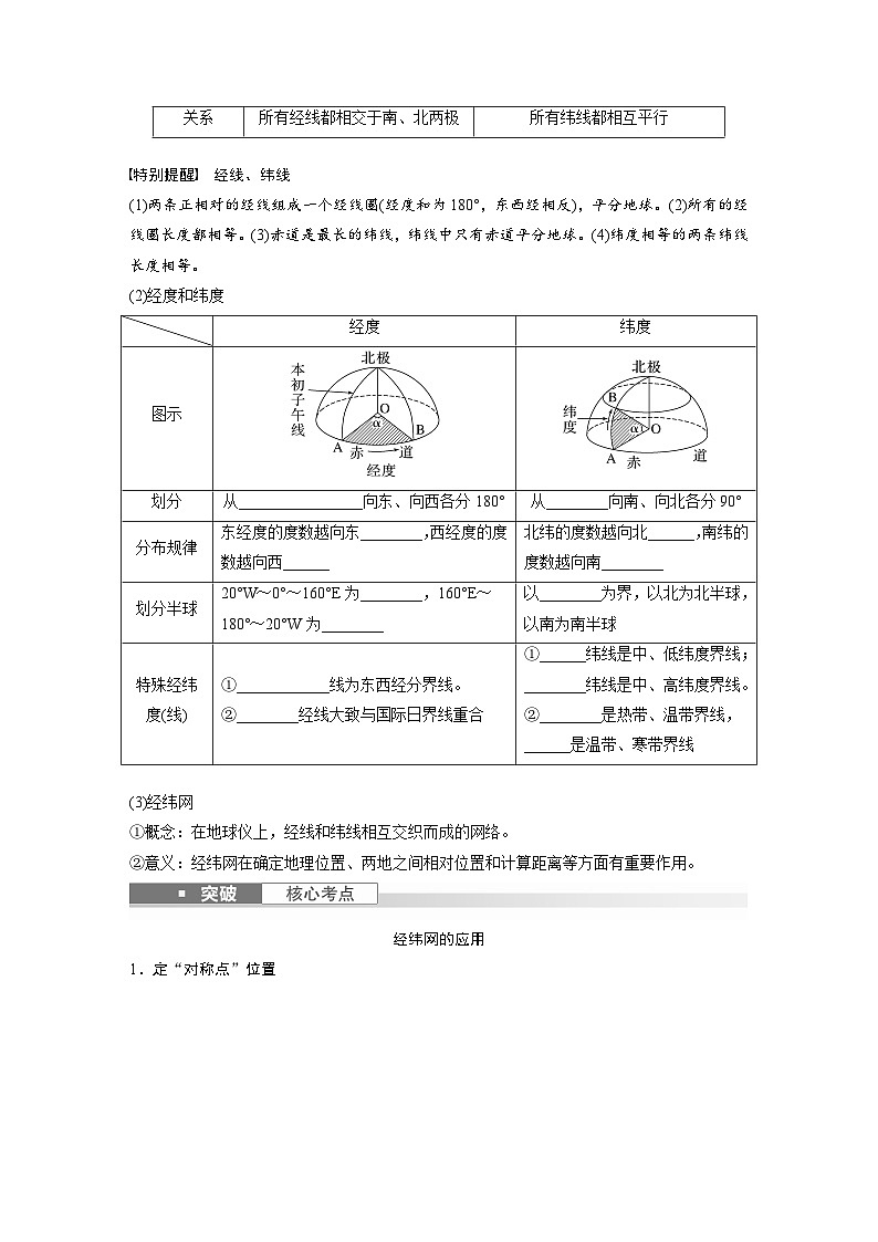 最新高考地理一轮复习（新人教版） 第1部分   第1章　课时1　地球仪与地图【课件+讲义+练习】03