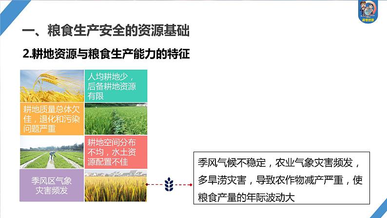 最新高考地理一轮复习（新人教版） 第4部分　第2章　课时72　中国的耕地资源与粮食安全【课件+讲义+练习】07