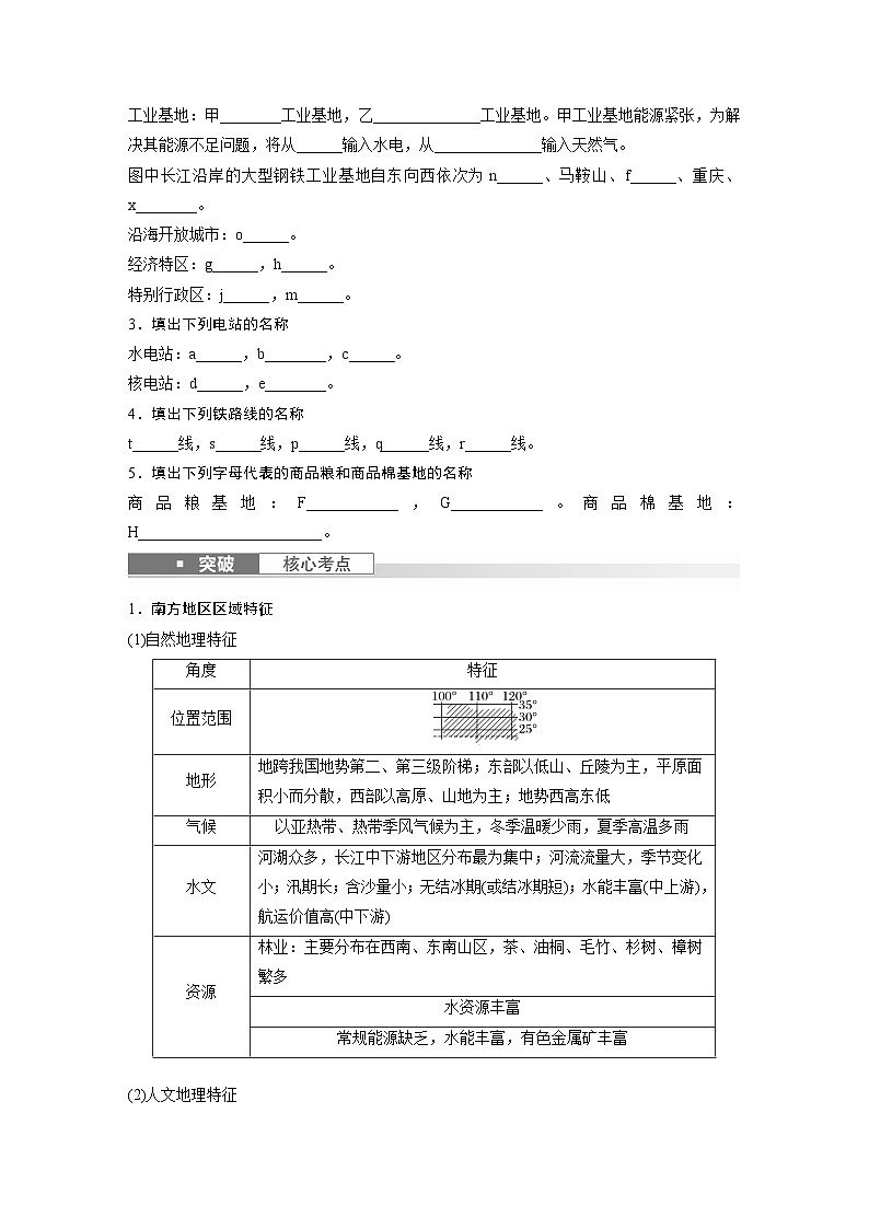 最新高考地理一轮复习（新人教版） 第5部分　第2章　第2讲　课时87　南方地区【课件+讲义+练习】02