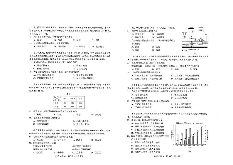 2024年广东省普通高中学业水平合格性考试地理试题（1月）第一次02