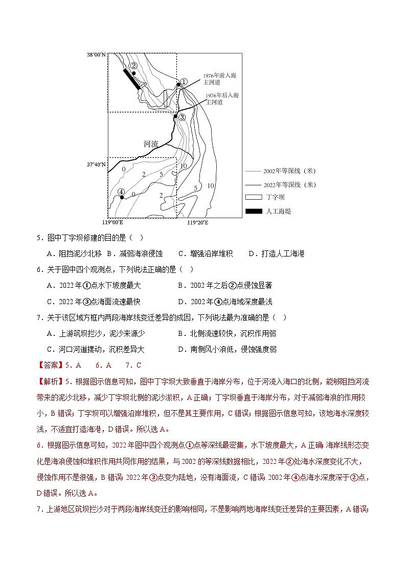 卷A-2024高考地理冲刺压轴卷（福建专用）(解析版)第3页