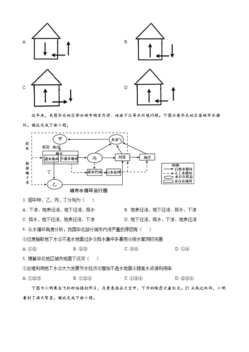 2024年湖南省郴州市普通高中学业水平合格考试模拟监测地理试题（原卷版+解析版）02
