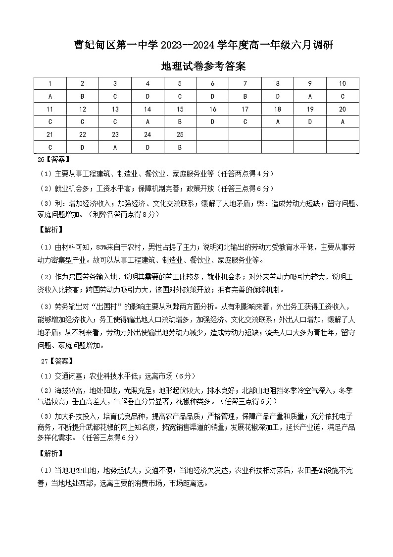 答案第1页