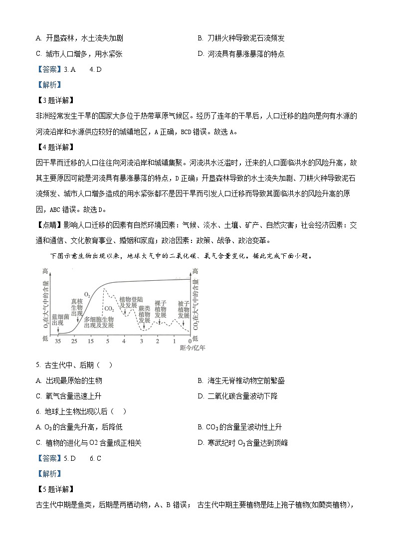 2024届山东省青岛市高三下学期5月模拟地理试题（解析版）第2页