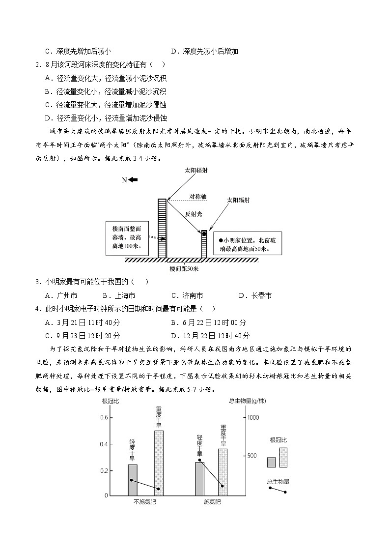 高考仿真卷03-【冲刺高考】备战2024年高考地理阶段性模拟仿真冲刺卷（江苏专用）02