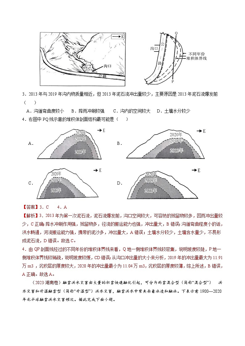 专题06 自然灾害（真题查漏+补缺方法+通关练）-高考地理三轮复习冲刺过关（新高考）03