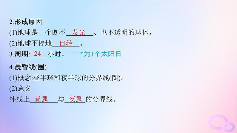 2025年高中地理第1章第2节第1课时昼夜交替与沿地表水平运动物体的运动方向的偏转课件第5页