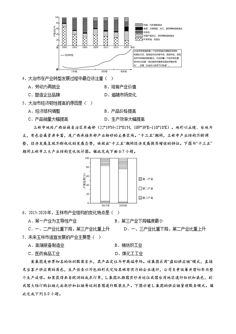 2023-2024学年高二地理下学期期末测试卷02（全国卷）（解析版）02