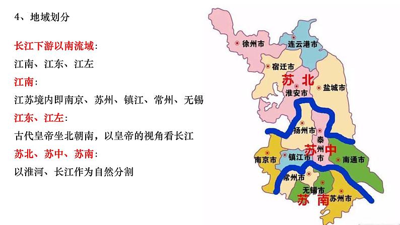 2024届高考地理一轮复习课件区域地理：江苏06