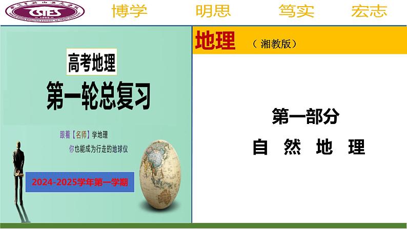 2025届高考地理第一轮复习课件第三章 地球的运动  第1讲  地球的自转第1页