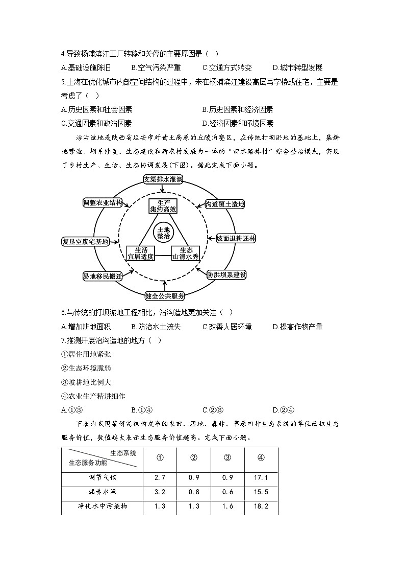 区域生态可持续 高考地理一轮复习易混易错学案03