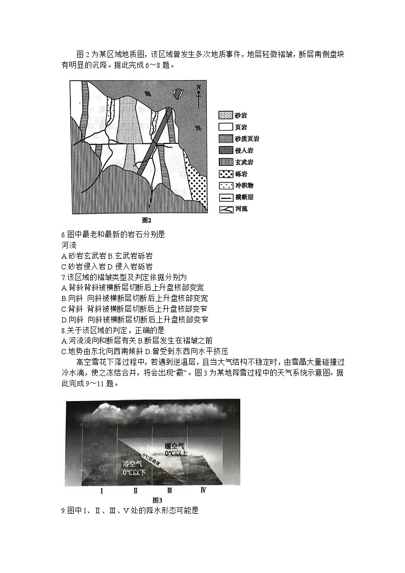 2024聊城高三下学期三模试题地理含答案02