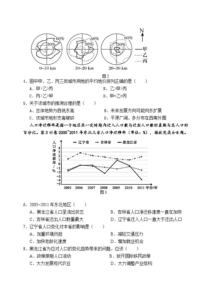 福建省福州市六校联考2023-2024学年高一下学期期中联考地理试题第2页