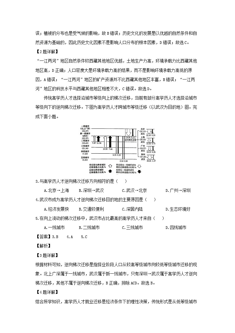 地理：河北省保定市定州市2023-2024学年高一下学期4月期中试题（解析版）02